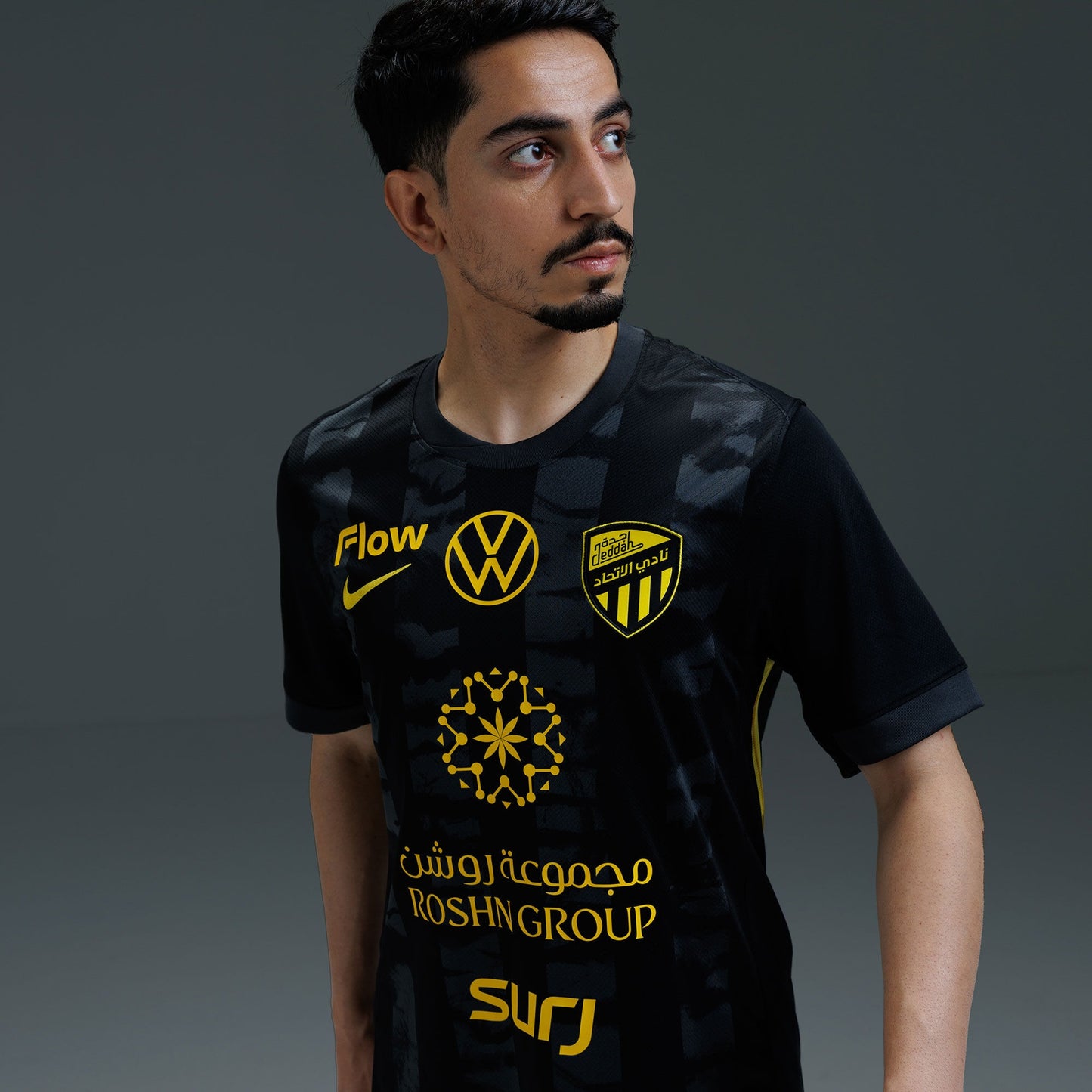 Maillot tiers du stade Al-Ittihad F.C. 2025/26