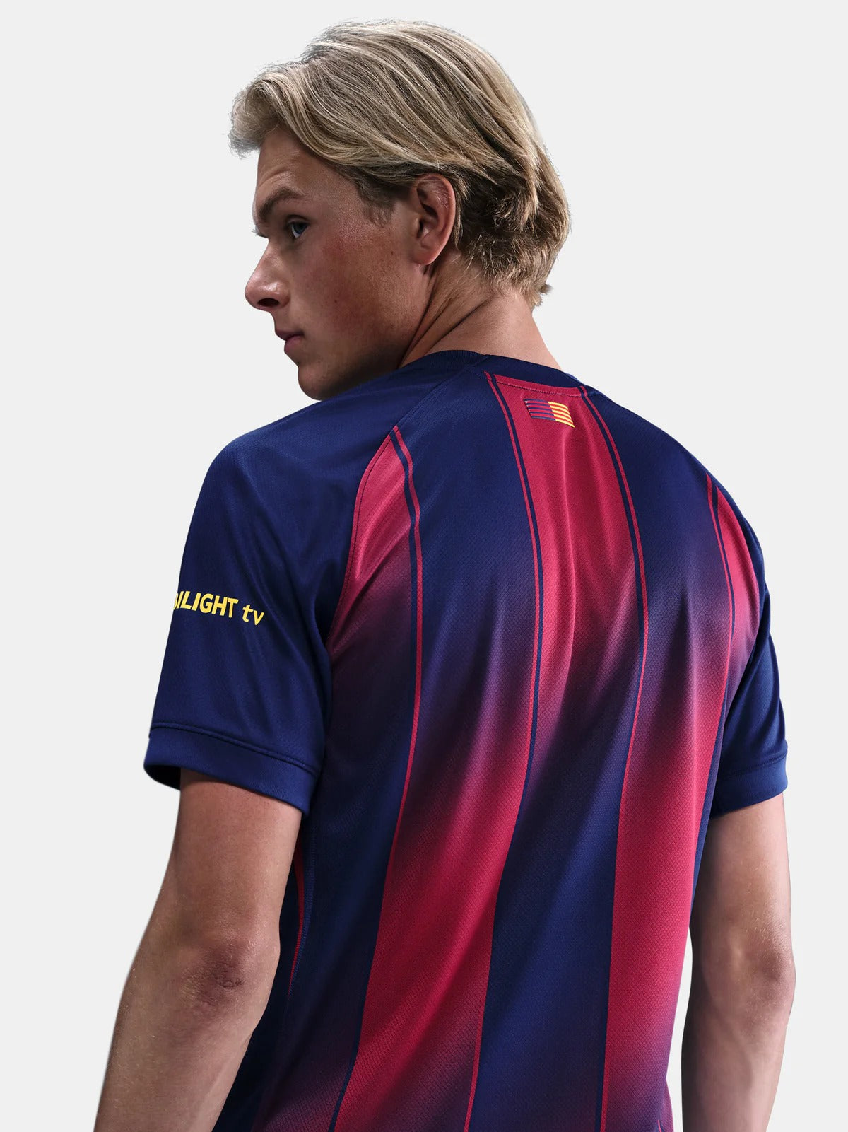 Maillot Domicile FC Barcelone 25/26, qualité Stadium.