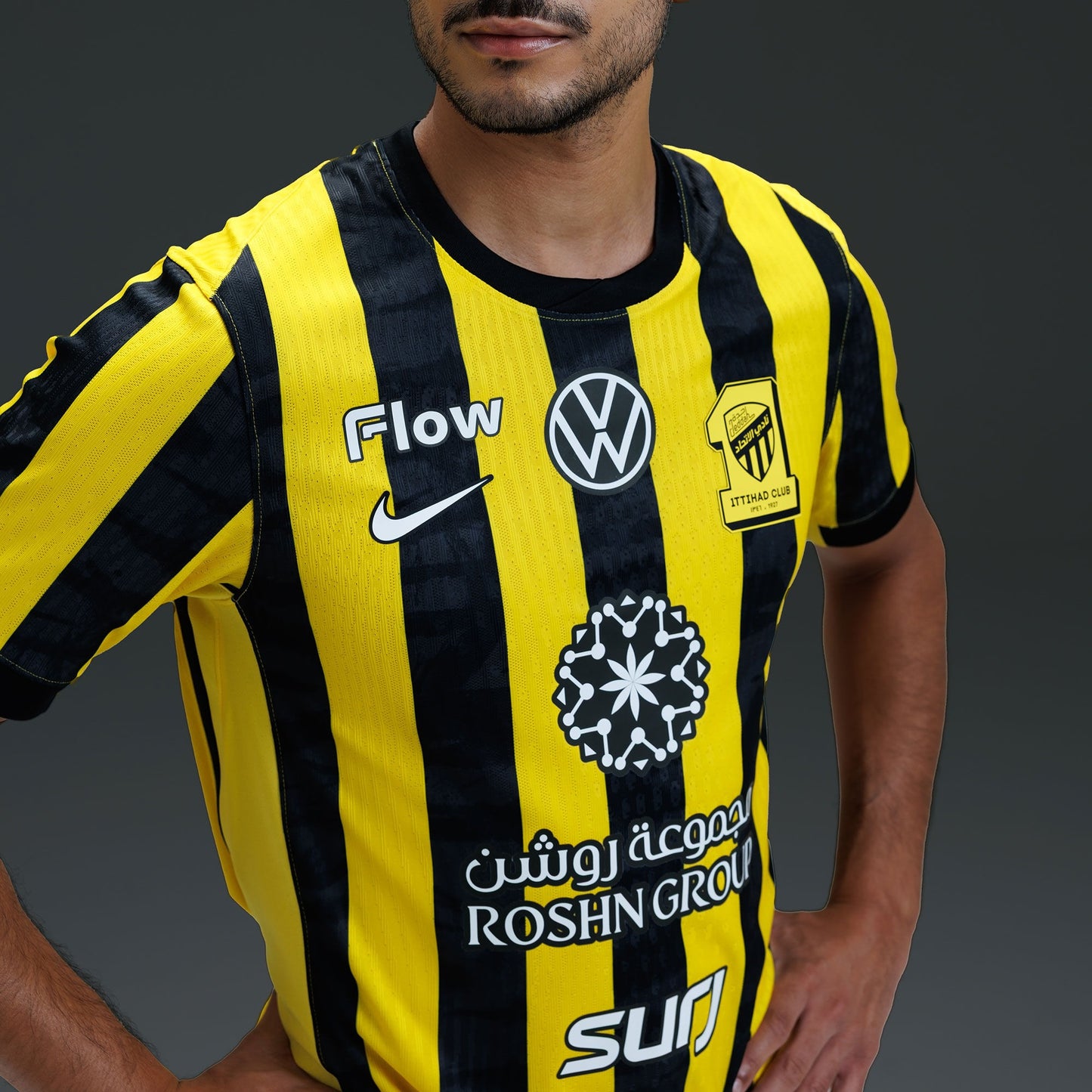 Maillot domicile Al-Ittihad F.C. 2025/26