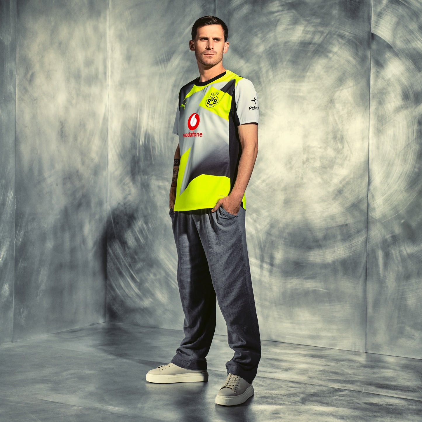 Maillot extérieur authentique du Borussia Dortmund 25-26